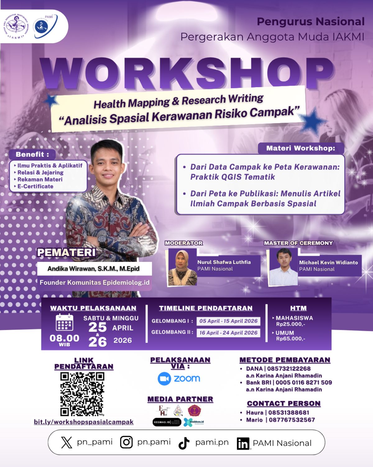 Workshop Analisis Spasial Kerawanan Risiko Campak PN PAMI April 2026