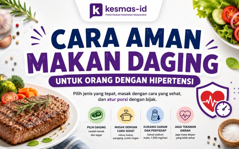 Cara Aman Makan Daging untuk Orang dengan Hipertensi
