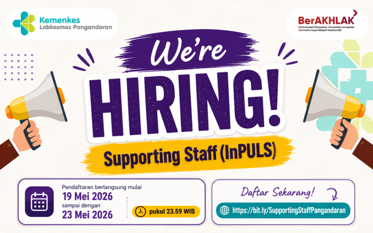 Info Loker Kesmas dari Labkesmas Pangandaran