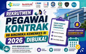 Rekrutmen Pegawai Kontrak BB Binomika Kemenkes RI
