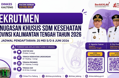 Rekrutmen Penugasan Khusus SDMK Kalimantan Tengah 2026