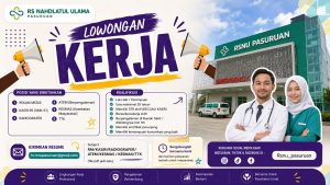 Lowongan Kerja RS Nahdlatul Ulama Pasuruan