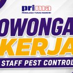 Lowongan Kerja Staff Pest Control PT Primajasa Tunas Mandiri untuk Lulusan Kesehatan Masyarakat dan Kesehatan Lingkungan