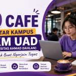 10 Cafe sekitar Kampus FKM Universitas Ahmad Dahlan (UAD) yang Enak Buat Ngerjain Tugas