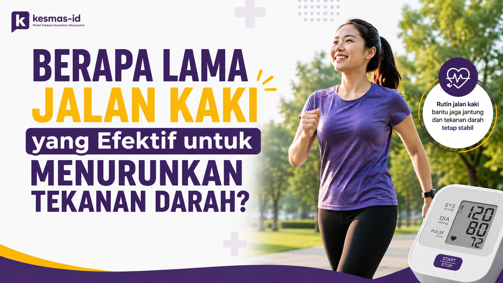 Berapa Lama Jalan Kaki yang Efektif untuk Menurunkan Tekanan Darah