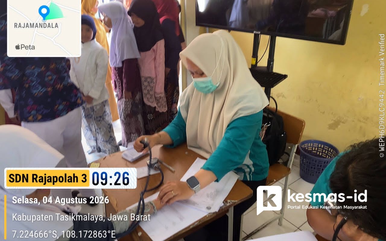 Pemeriksaan Kesehatan Gratis (PKG) di SDN 3 Rajapolah, Deteksi Dini Kesehatan 240 Siswa