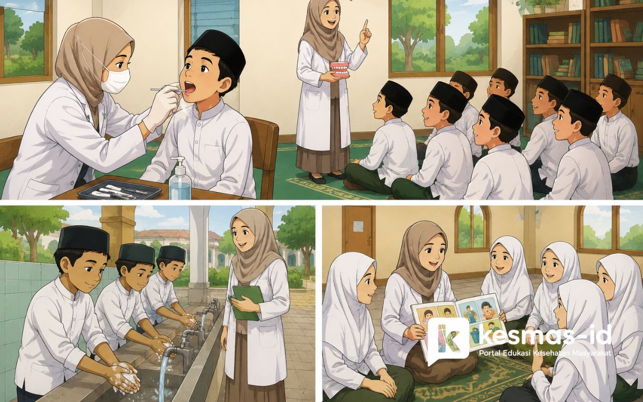 Pembinaan Pelayanan Kesehatan di Poskestren: Membangun Kemandirian Kesehatan di Lingkungan Pesantren