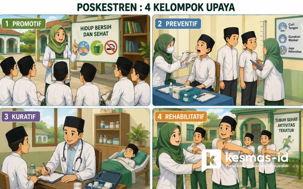 Pembinaan Pelayanan Kesehatan di Poskestren: Membangun Kemandirian Kesehatan di Lingkungan Pesantren