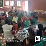 Puskesmas Rajapolah Gelar Pelayanan Penyakit Kronis di Desa Manggungjaya, Peserta Prolanis Antusias