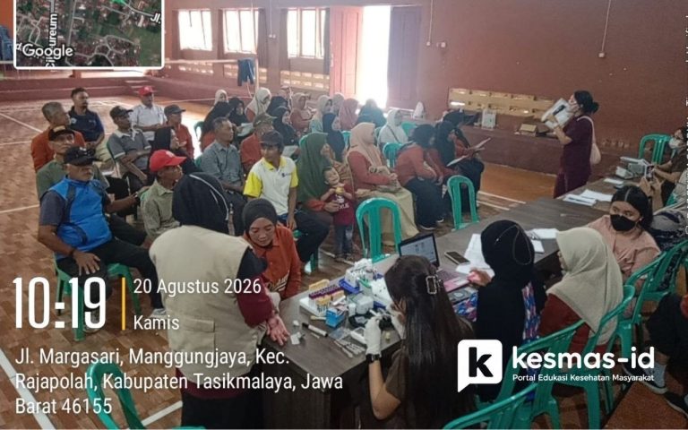 Puskesmas Rajapolah Gelar Pelayanan Penyakit Kronis di Desa Manggungjaya, Peserta Prolanis Antusias
