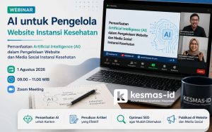 Webinar AI KESMAS-ID untuk peserta magang melalui Zoom Meeting pada 1 Agustus 2026