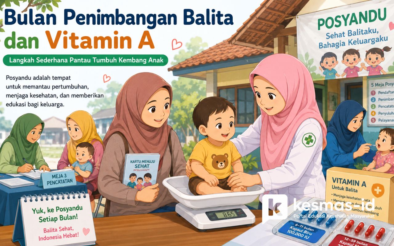 Bulan Penimbangan Balita dan Vitamin A: Langkah Sederhana Pantau Tumbuh Kembang Anak