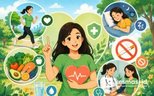 Pencegahan penyakit tidak menular dengan pola hidup sehat dan pemeriksaan kesehatan