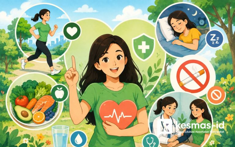 Pencegahan penyakit tidak menular dengan pola hidup sehat dan pemeriksaan kesehatan