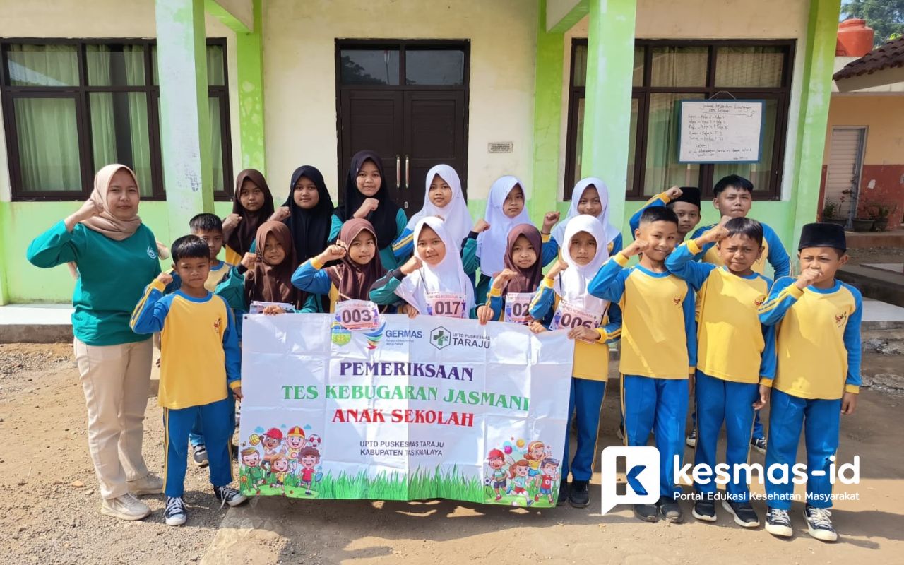 Puskesmas Taraju Gelar Tes Kebugaran untuk Tingkatkan Kesehatan Anak Sekolah
