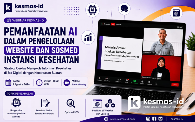 Kesmas-ID Kenalkan AI Untuk Pengelolaan Website Kesehatan