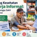 Pekerja informal melakukan skrining kesehatan untuk mengetahui kondisi tubuh sejak dini.