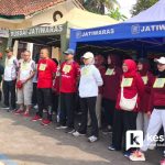 Karyawan Instansi Kecamatan Jatiwaras Ikuti Skrining Kesehatan dan Tes Kebugaran