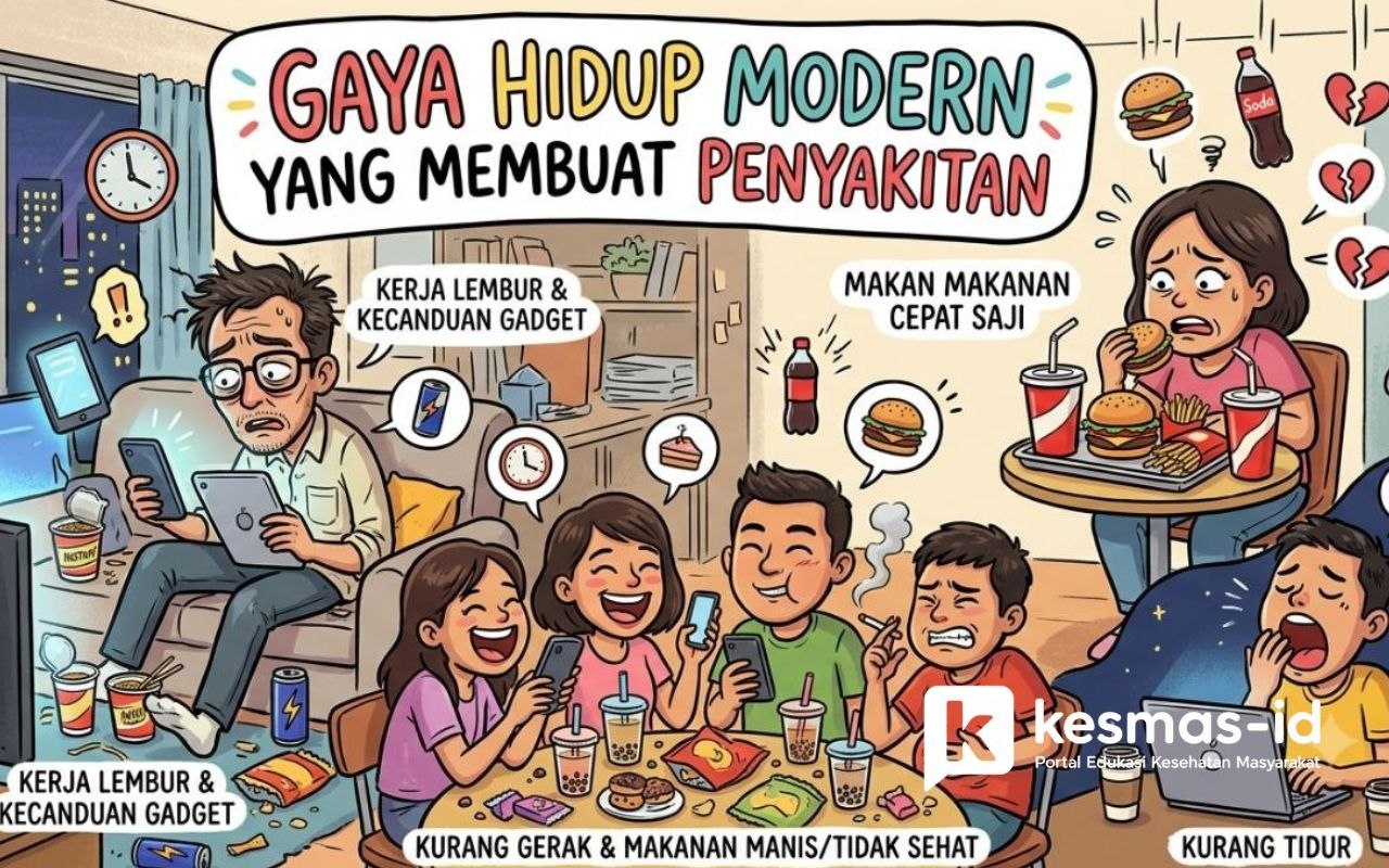 7 Gaya Hidup Modern Yang Bikin Penyakitan