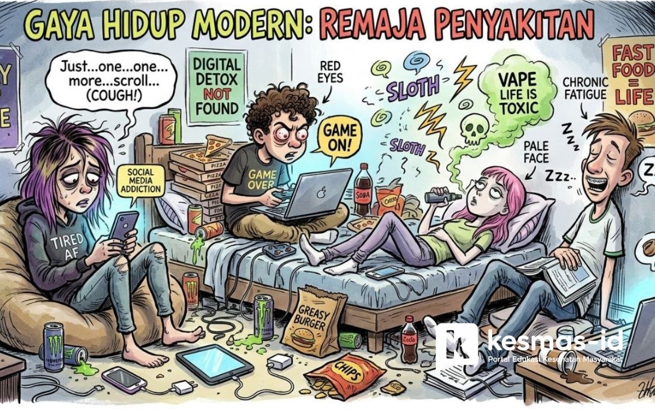 7 Gaya Hidup Modern Yang Bikin Penyakitan