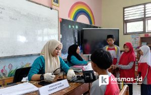 CKG Anak Sekolah di SDN Empang Dorong Hidup Sehat