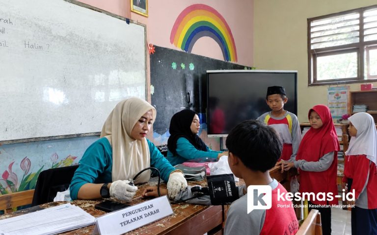 CKG Anak Sekolah di SDN Empang Dorong Hidup Sehat