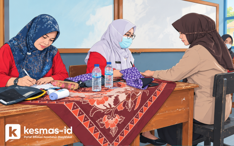 Cek Kesehatan Gratis (CKG) di SMA Singaparna