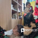 Kesehatan Gigi melalui Senam Bersama di TK Mandala Cikatomas