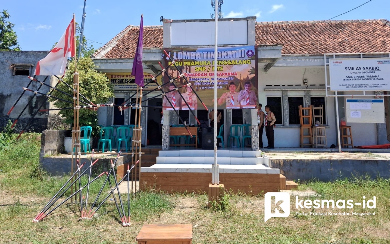 Tim Pendamping Kesehatan Hadir di Lomba Tingkat 2 Kwaran Singaparna, Jaga Kesehatan 120 Peserta Pramuka