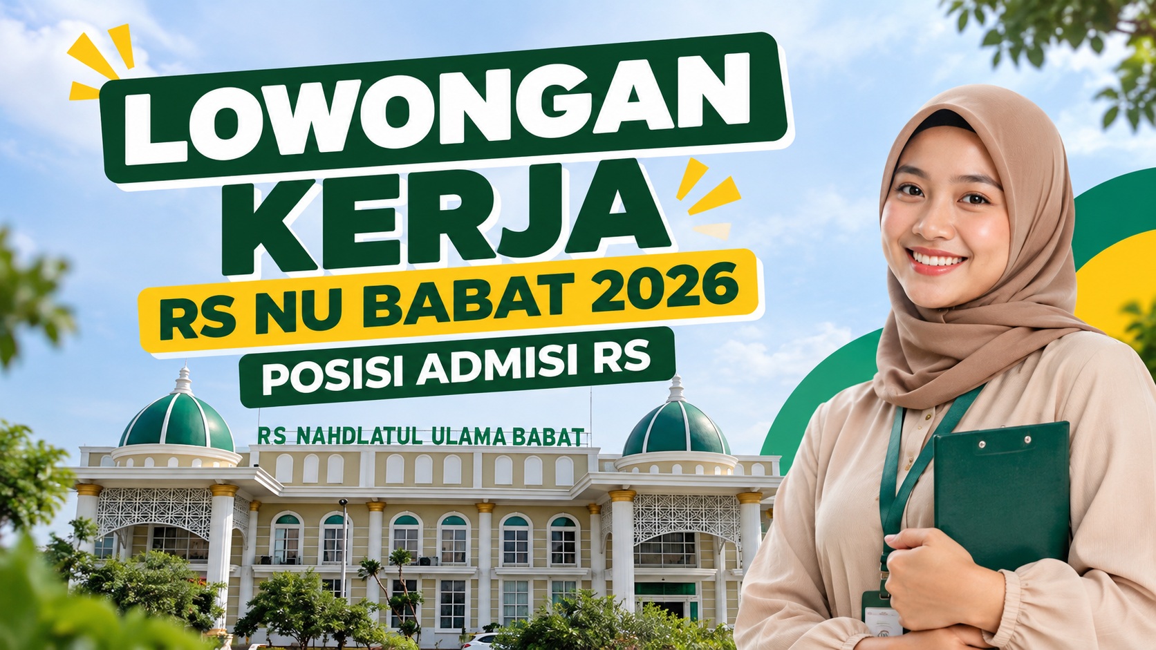 Lowongan Kerja RS NU Babat 2026