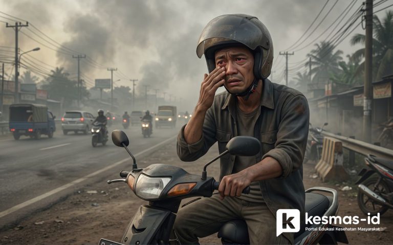 Mata Perih di Kabut Asap